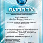 Результаты Региональной Олимпиады по информатике