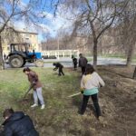 Чистый город-субботник с участием студентами филиала! Чистый город-субботник с участием студентами филиала!