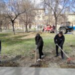 Чистый город-субботник с участием студентами филиала! Чистый город-субботник с участием студентами филиала!