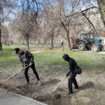 Чистый город-субботник с участием студентами филиала! Чистый город-субботник с участием студентами филиала!