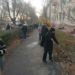 Обучающиеся ВФ РГУ СоцТех приняли участие в субботнике