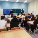 Профориентационная встреча в школе № 123