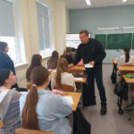 Профориентационная встреча в школе № 123