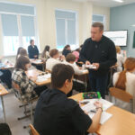 Профориентационная встреча в школе № 123