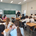 Профориентационная встреча в школе № 123