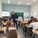 Профориентационная встреча в школе № 123